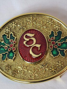 HRSC Exclusive Snowflake Santa Claus Buckle
